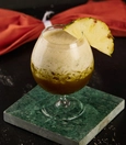 Homemade green apple iced tea