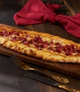Sucuk and Mozzarella Pide