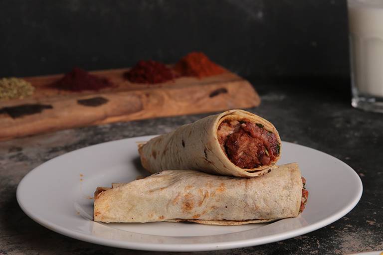 Liver shish wrap (1.5 portions)