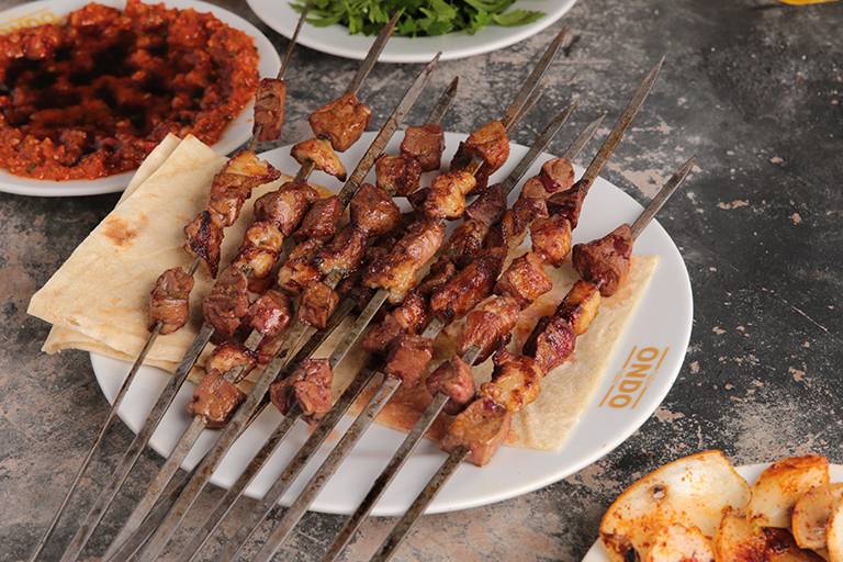Liver shish kebab