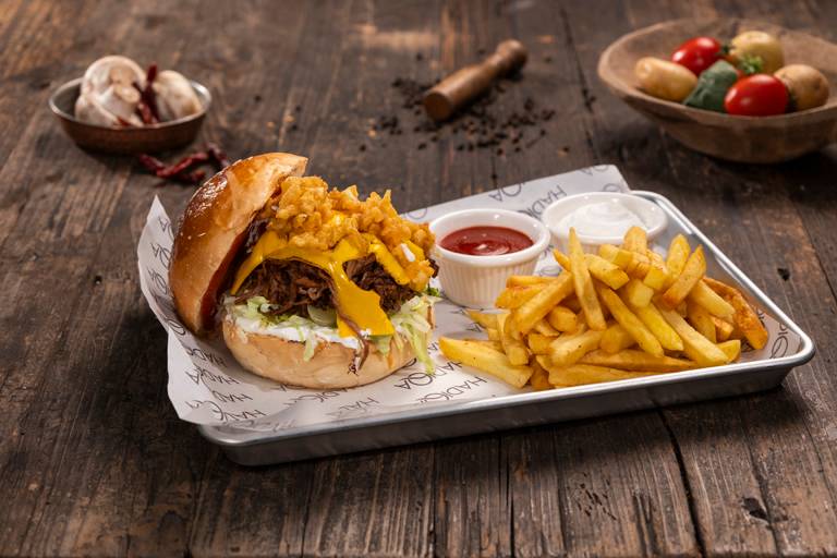 Asado burger