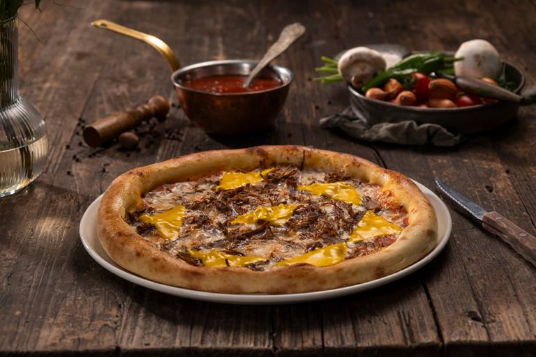Rib Cheddar Pizza