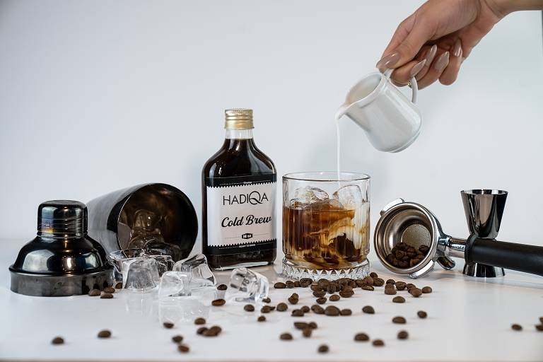 Cold brew latte