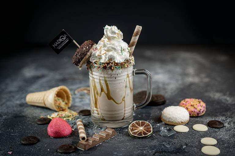 Caramel milkshake