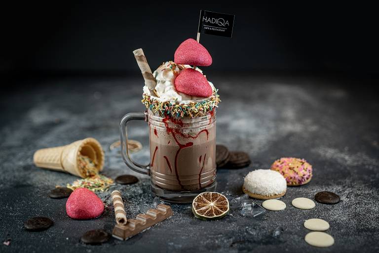 Marshmallow milkshake
