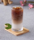 Iced vanilla latte