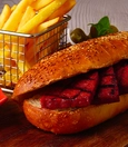 Ribeye sucuk sandwich