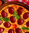 Double sucuk pizza