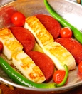 Halloumi and sucuk