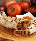 Chicken shish wrap