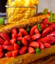 Sausage sandwich