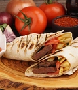 Köfte dürüm (Turkish meatball wrap)