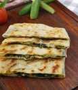 Spinach gözleme