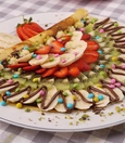 Fruit crepe