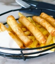 Sigara böreği with French fries