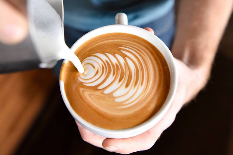Gold Coffee with Milk