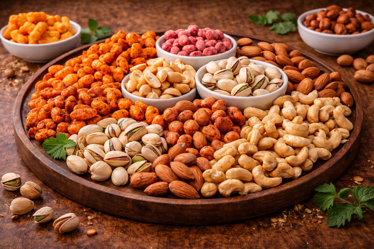 Mixed nuts platter