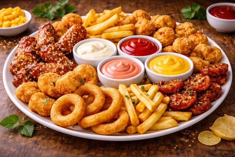 Mixed appetizer platter