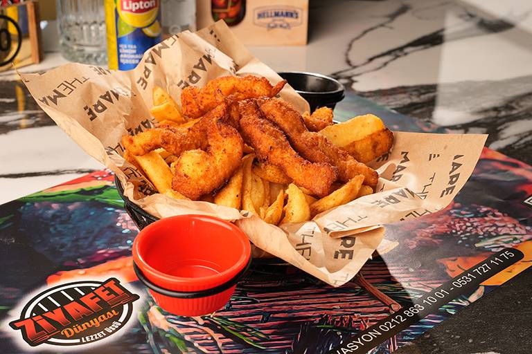 Crispy chicken basket