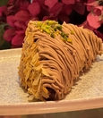 Chocolate Pistachio Handkerchief Cake