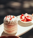 Strawberry KAR Cake