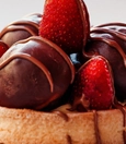 Strawberry With profiteroles TART