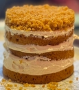 Caramel toffee cake