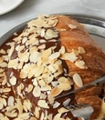 Dark chocolate croissant