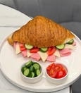 Breakfast-style croissant