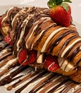 Mixed chocolate croissant
